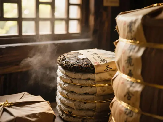 The aged aroma of raw Pu'er tea