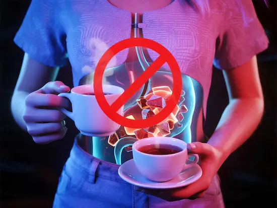 Avoid drinking raw puerh tea on an empty stomach